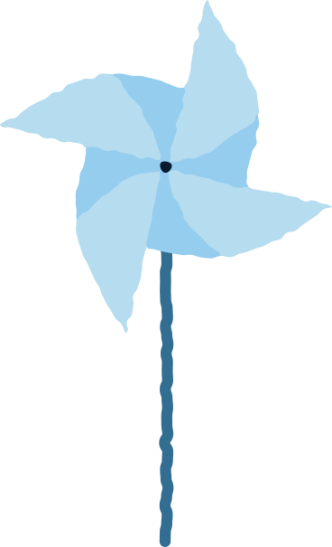 paper windmill PNG, SVG