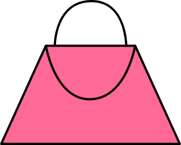 pink handbag PNG, SVG