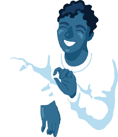happy man smiling Illustration in PNG, SVG