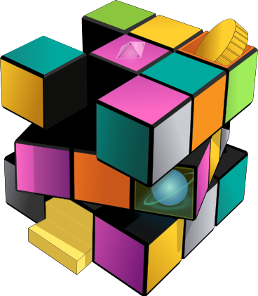 Rubik's cube PNG, SVG