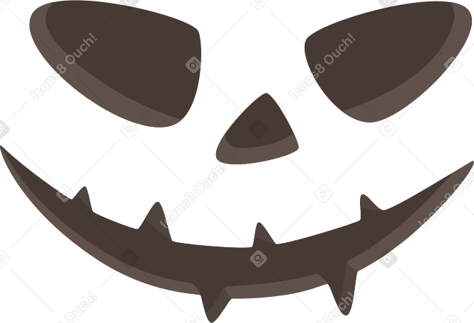 Тыквенные глаза в PNG, SVG