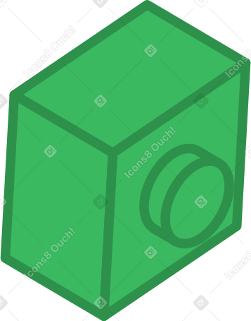 lego brick green PNG、SVG
