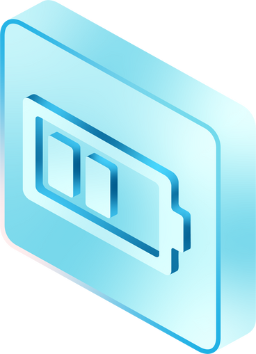 isometric battery icon PNG, SVG