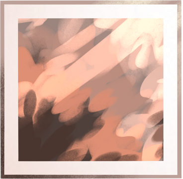 abstract painting in shades of beige PNG, SVG