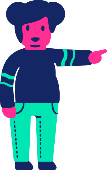 Man fat pointing PNG, SVG