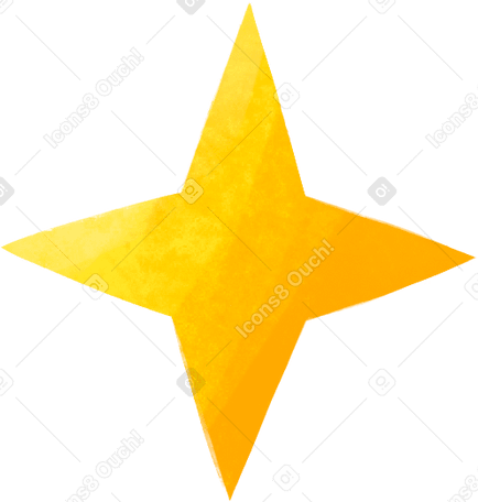 four pointed star Illustration in PNG, SVG