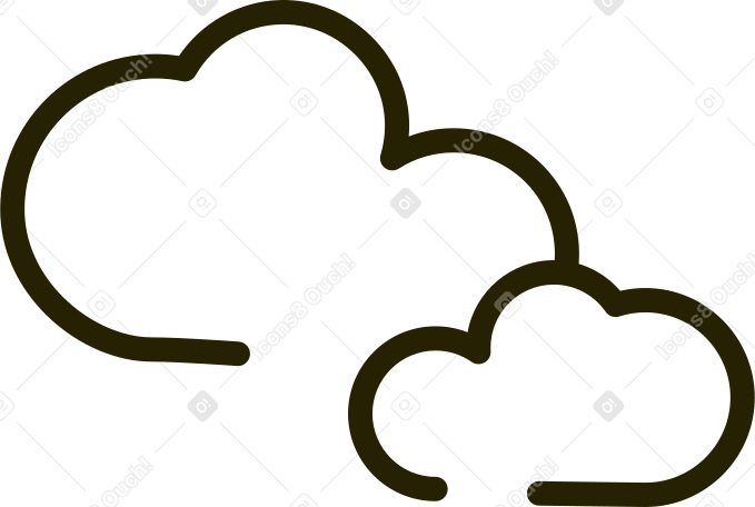 clouds Illustration in PNG, SVG