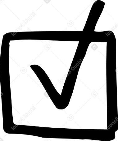 checkbox with checkmark PNG, SVG