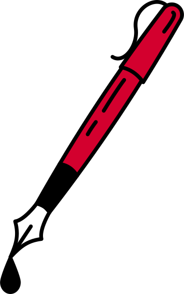 Перьевая ручка в PNG, SVG