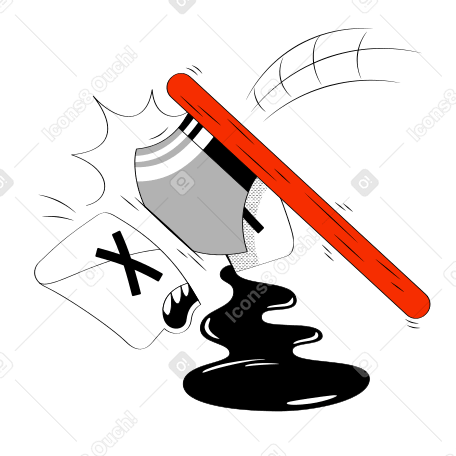 Unsubscribe Illustration in PNG, SVG