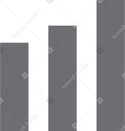 значок столбца диаграммы в PNG, SVG