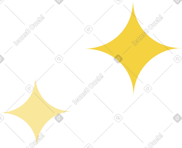 Two stars PNG, SVG