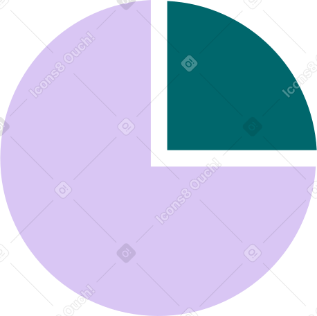 pie charts Illustration in PNG, SVG