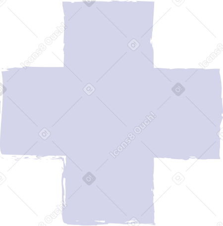 purple cross PNG, SVG