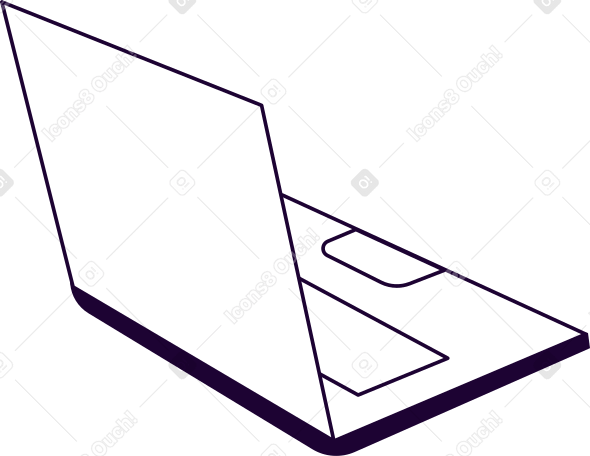 открытый белый ноутбук в PNG, SVG
