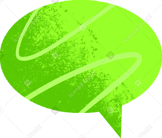 green textured bubble Illustration in PNG, SVG