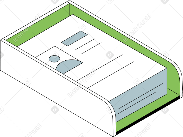 paper tray Illustration in PNG, SVG