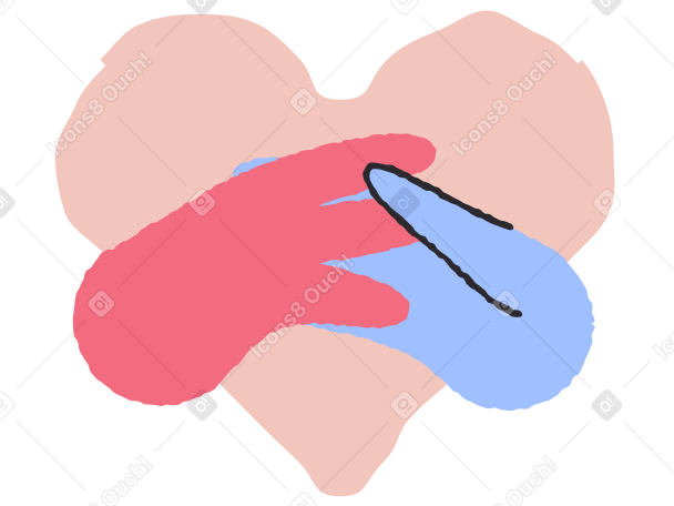 Amour, romance et se tenir la main PNG, SVG