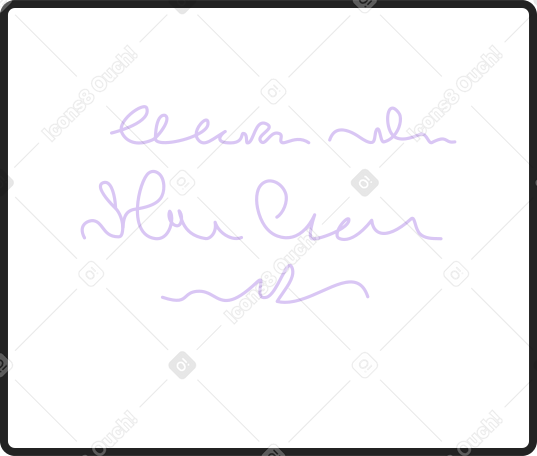 board with inscriptions Illustration in PNG, SVG