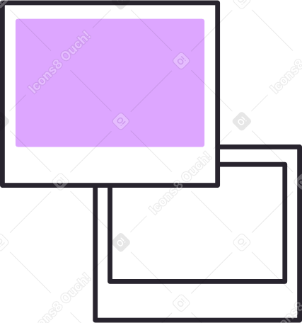 Deux feuilles de notes PNG, SVG