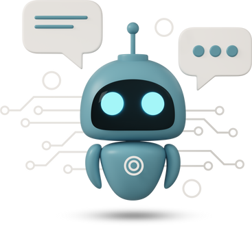 Chatbot with text messages PNG, SVG