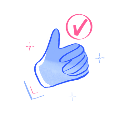 Thumb up hand PNG, SVG
