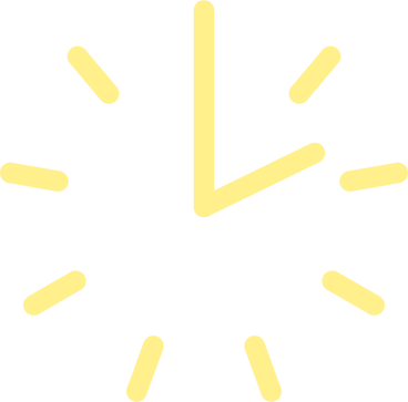 yellow clock PNG, SVG