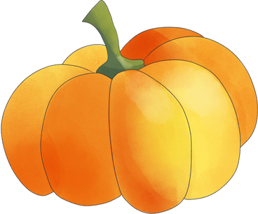 orange pumpkin PNG, SVG