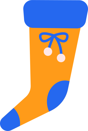 Sock for gifts PNG, SVG