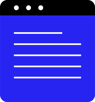 blue browser with text PNG, SVG