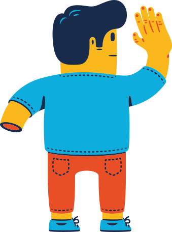 man without hand Illustration in PNG, SVG