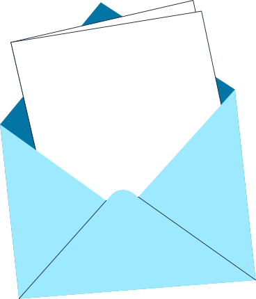 envelope with letter PNG, SVG