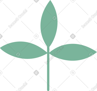 小绿色植物 PNG, SVG