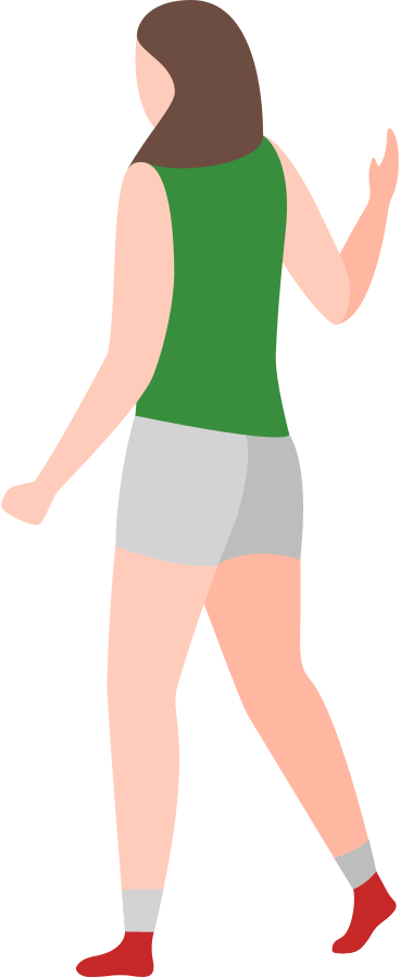 Woman opening PNG, SVG