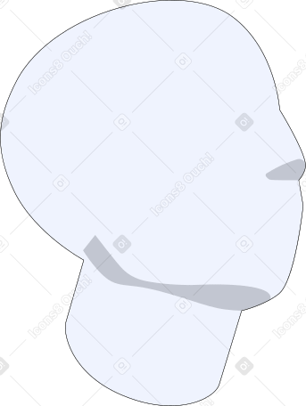 mannequin head PNG, SVG