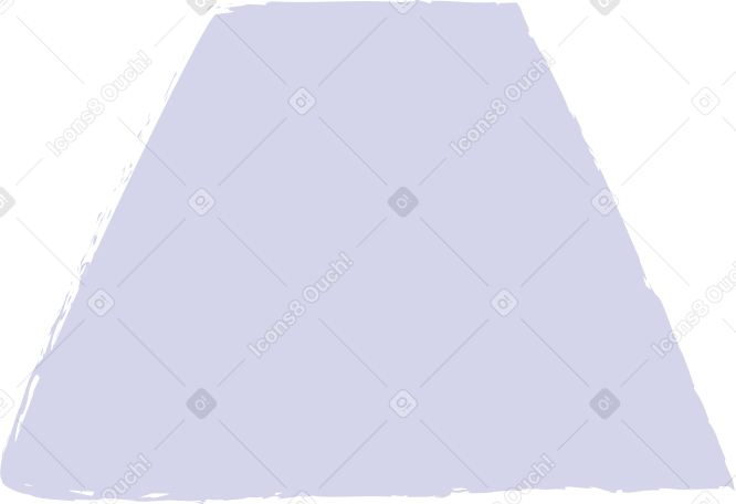 purple trapezoid Illustration in PNG, SVG
