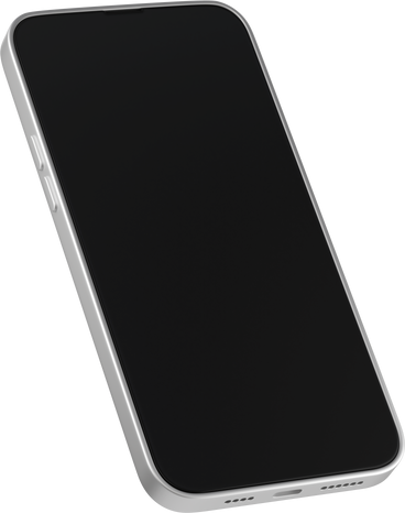side view of a black phone screen PNG, SVG