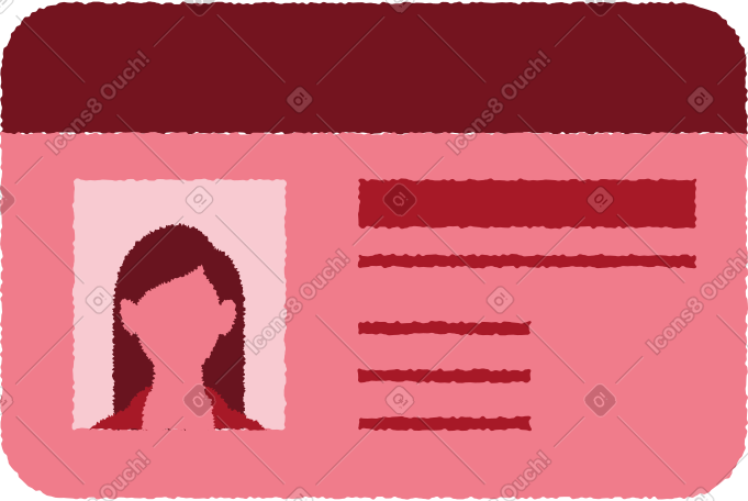 id card PNG, SVG