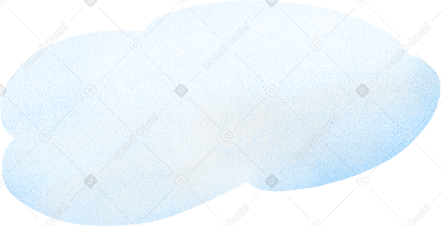 small blue cloud PNG、SVG