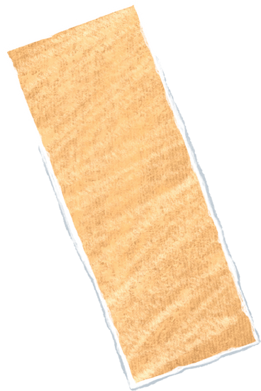 Kleiner ockerfarbener karton PNG, SVG