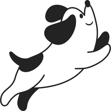 running dog PNG, SVG