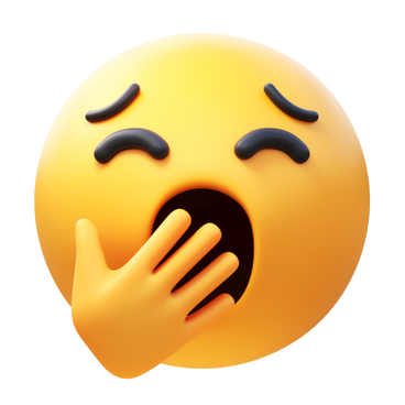 yawning face PNG, SVG