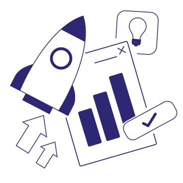 Startup launch, ideas and metrics  PNG, SVG