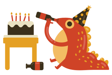 Lonely party PNG, SVG