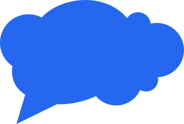 Balão de fala azul PNG, SVG