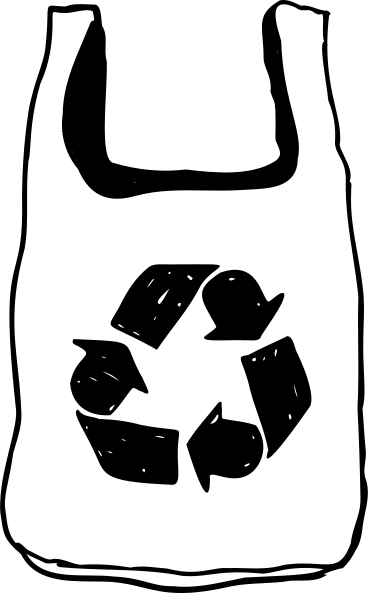 Riciclare il sacchetto di plastica PNG, SVG