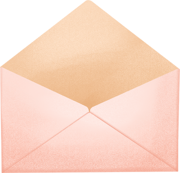 delicate beige open envelope PNG, SVG