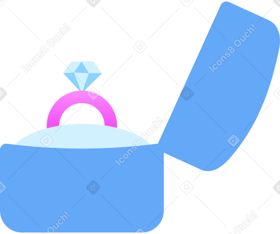 Illustration bague de diamant aux formats PNG, SVG