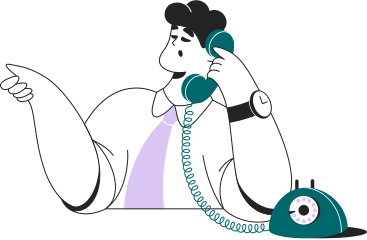 man in a tie talking on the phone PNG, SVG