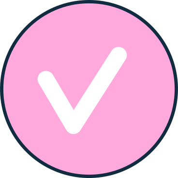 check mark in the circle PNG、SVG